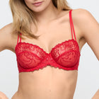 Marie Jo Jane balconette bh horizontale naad true red