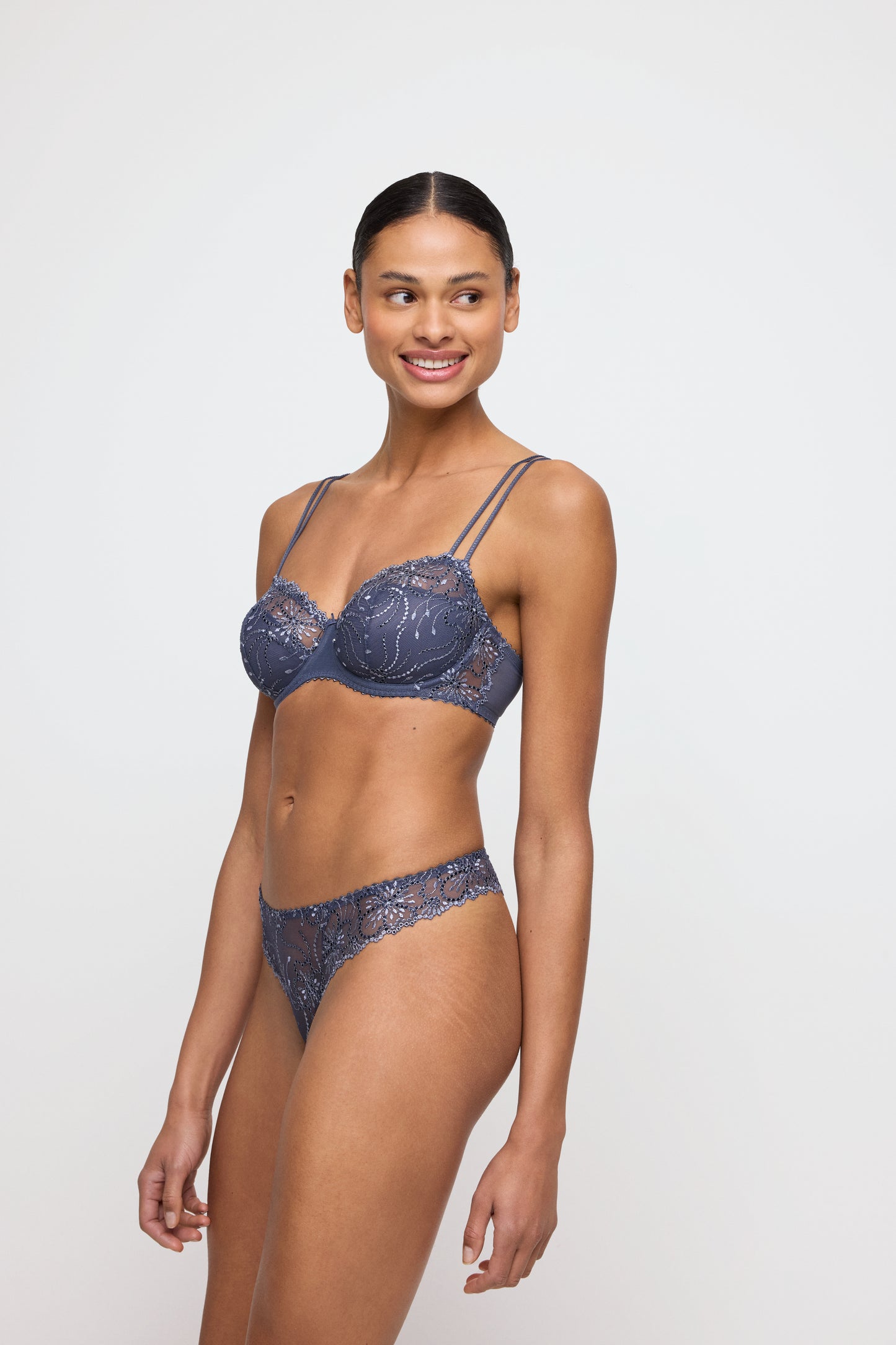 Marie Jo Jane balconette halve mousse cups blue shadow