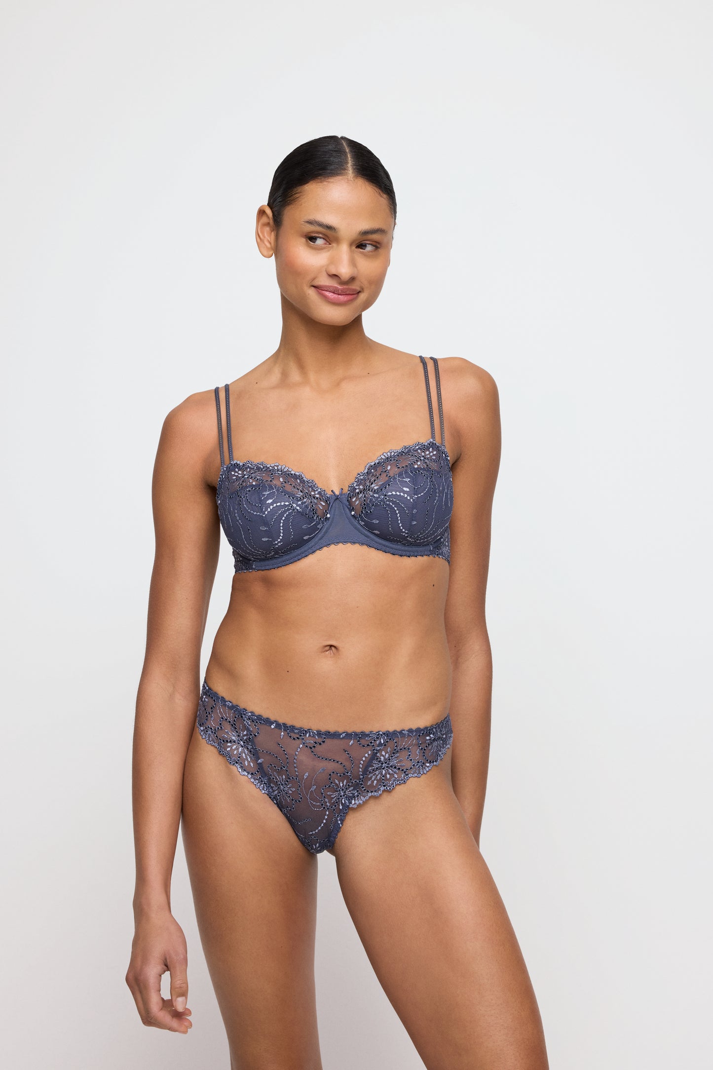 Marie Jo Jane balconette halve mousse cups blue shadow