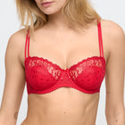 Marie Jo Jane balconette halve mousse cups true red