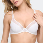 Marie Jo Basyl plunge bh halve mousse cups natuur