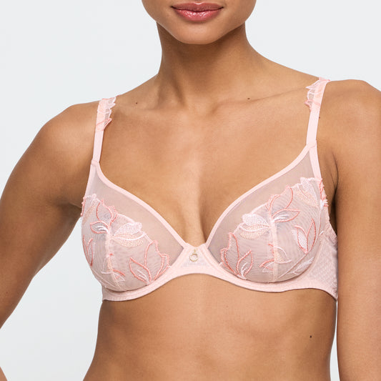 Marie Jo Loish plunge bh pearly pink