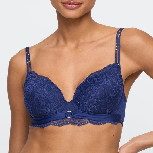Marie Jo Musea voorgevormde bh - hartvorm saffier blauw