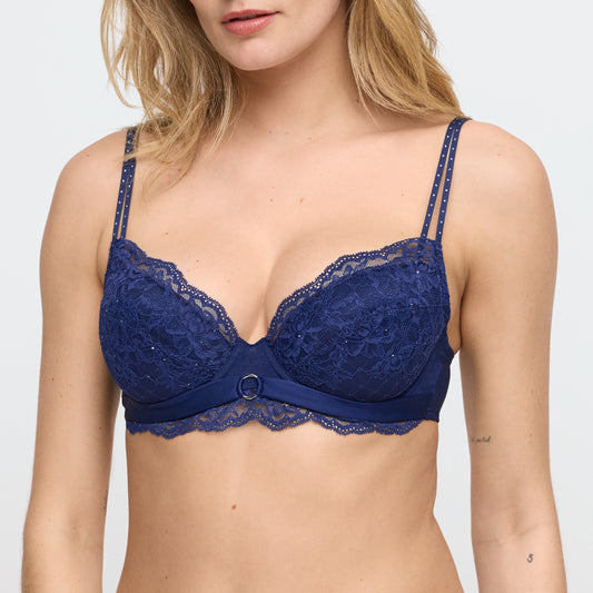 Marie Jo Musea push-up bh uitneembare pads saffier blauw