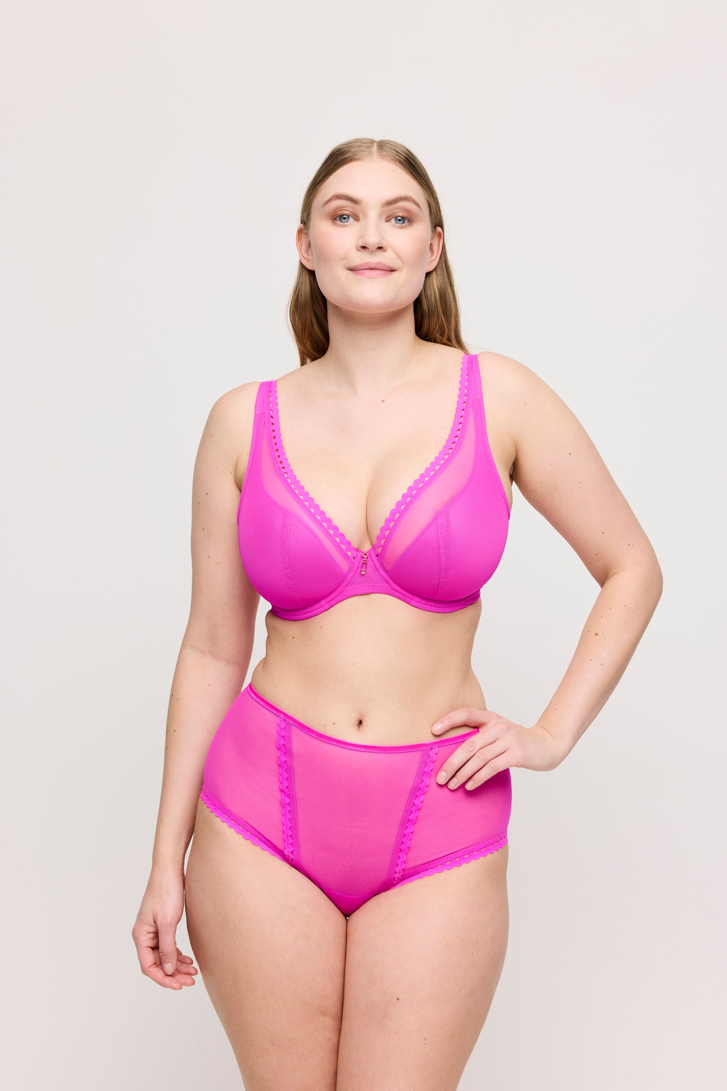 Primadonna Twist Vivgirl plunge bh halve mousse cups Cactus Flower