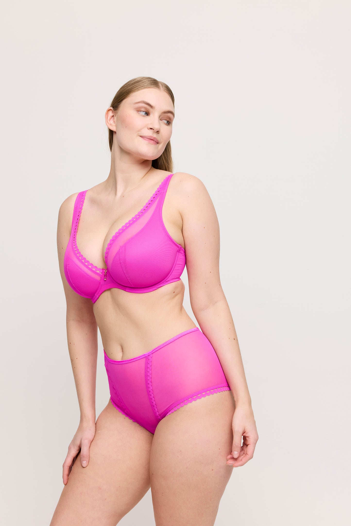 Primadonna Twist Vivgirl plunge bh halve mousse cups Cactus Flower