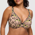 Primadonna Manali plunge bh halve mousse cups Wild Bloom