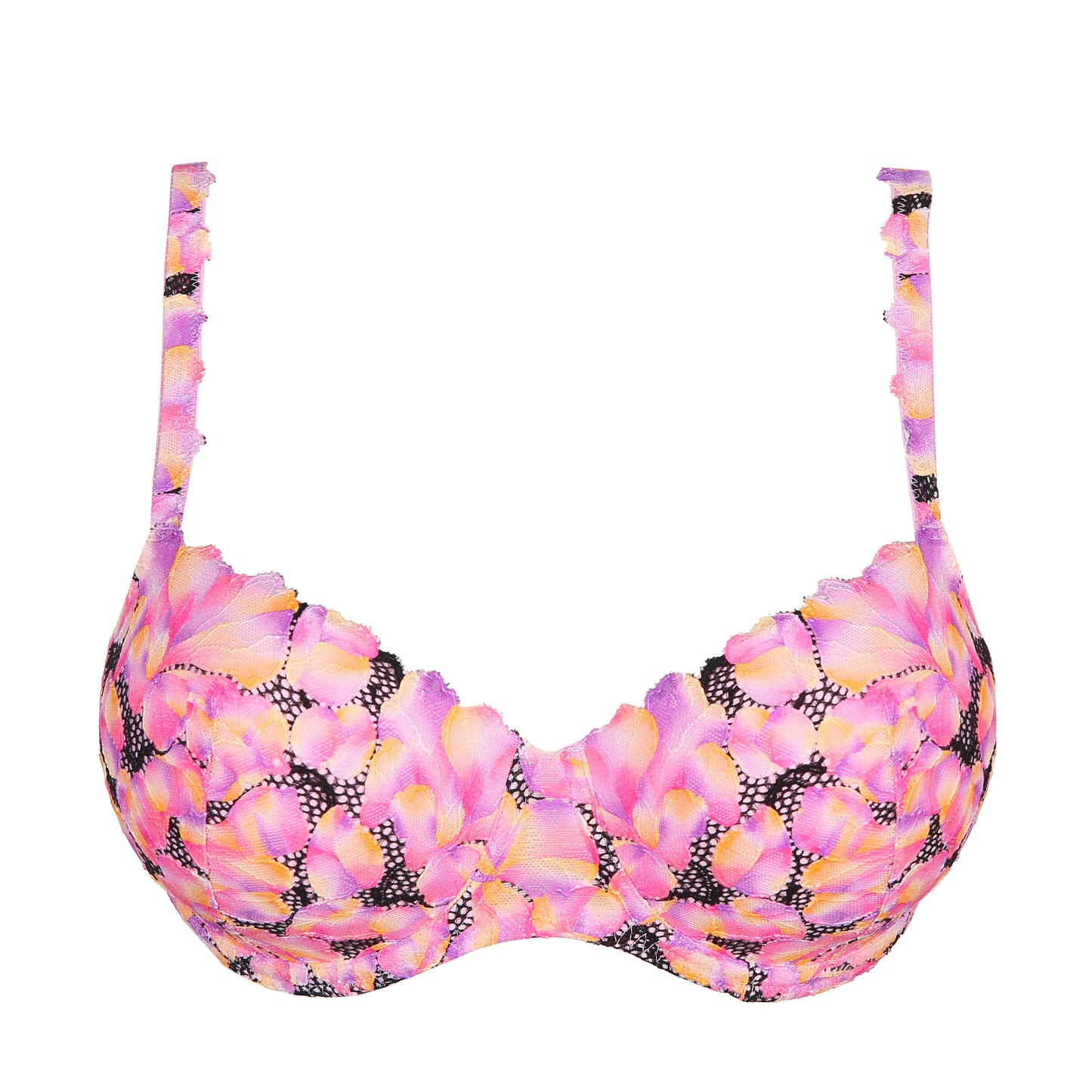 Primadonna Twist Via alegre voorgevormde balconette bh Peony Pink