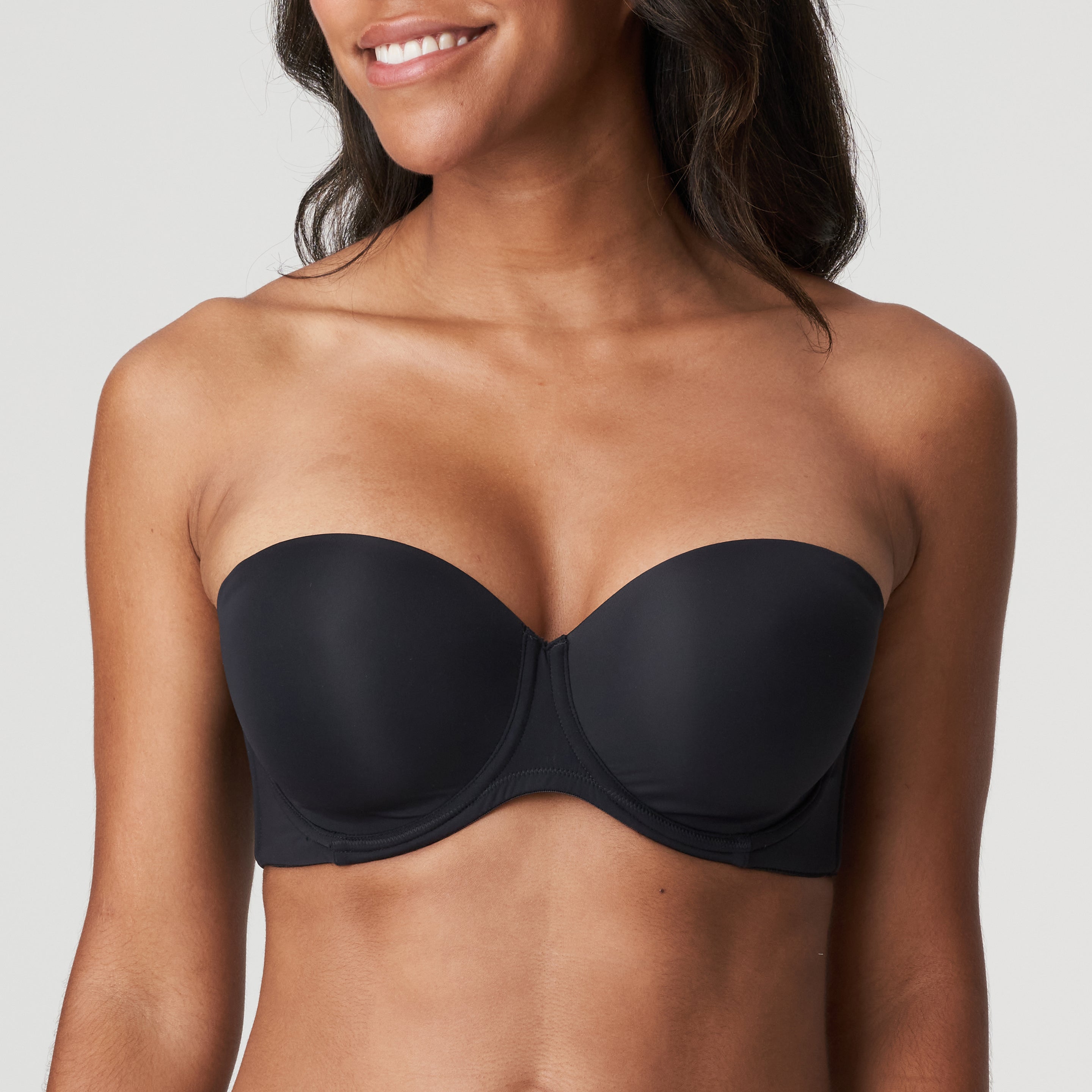 Next TRIPLE BOOST LACE STRAPLESS - Strapless BH - black/zwart Next TRIPLE BOOST LACE STRAPLESS - Strapless BH - black/zwart