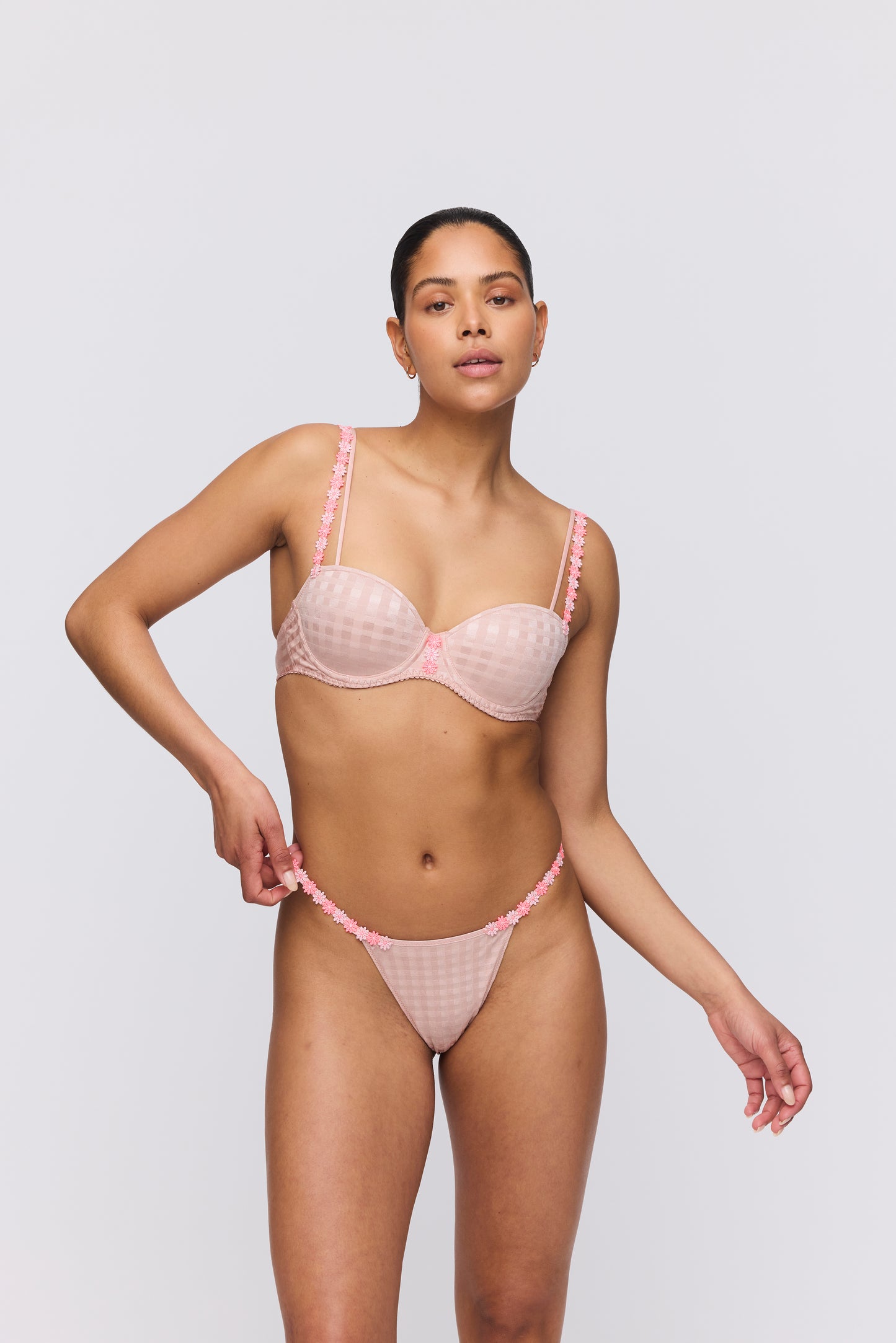 Marie Jo Avero tiny mini string Powder Rose