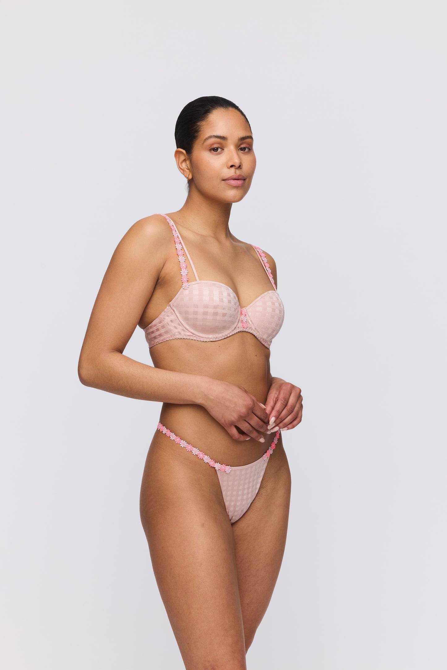 Marie Jo Avero tiny mini string Powder Rose