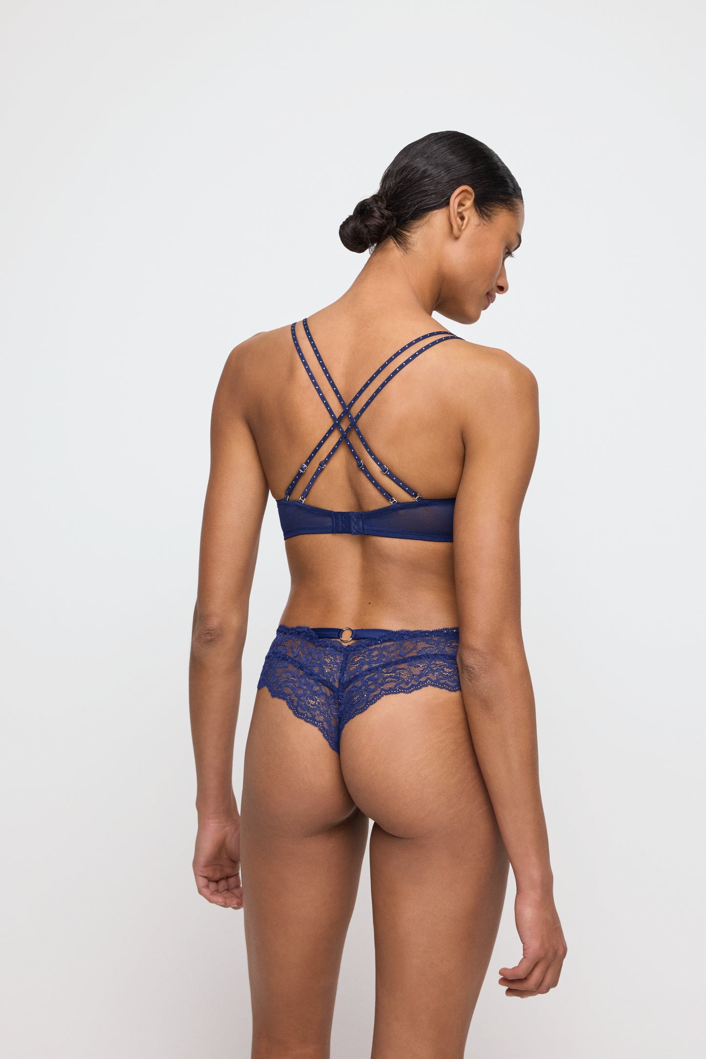 Marie Jo Musea string saffier blauw