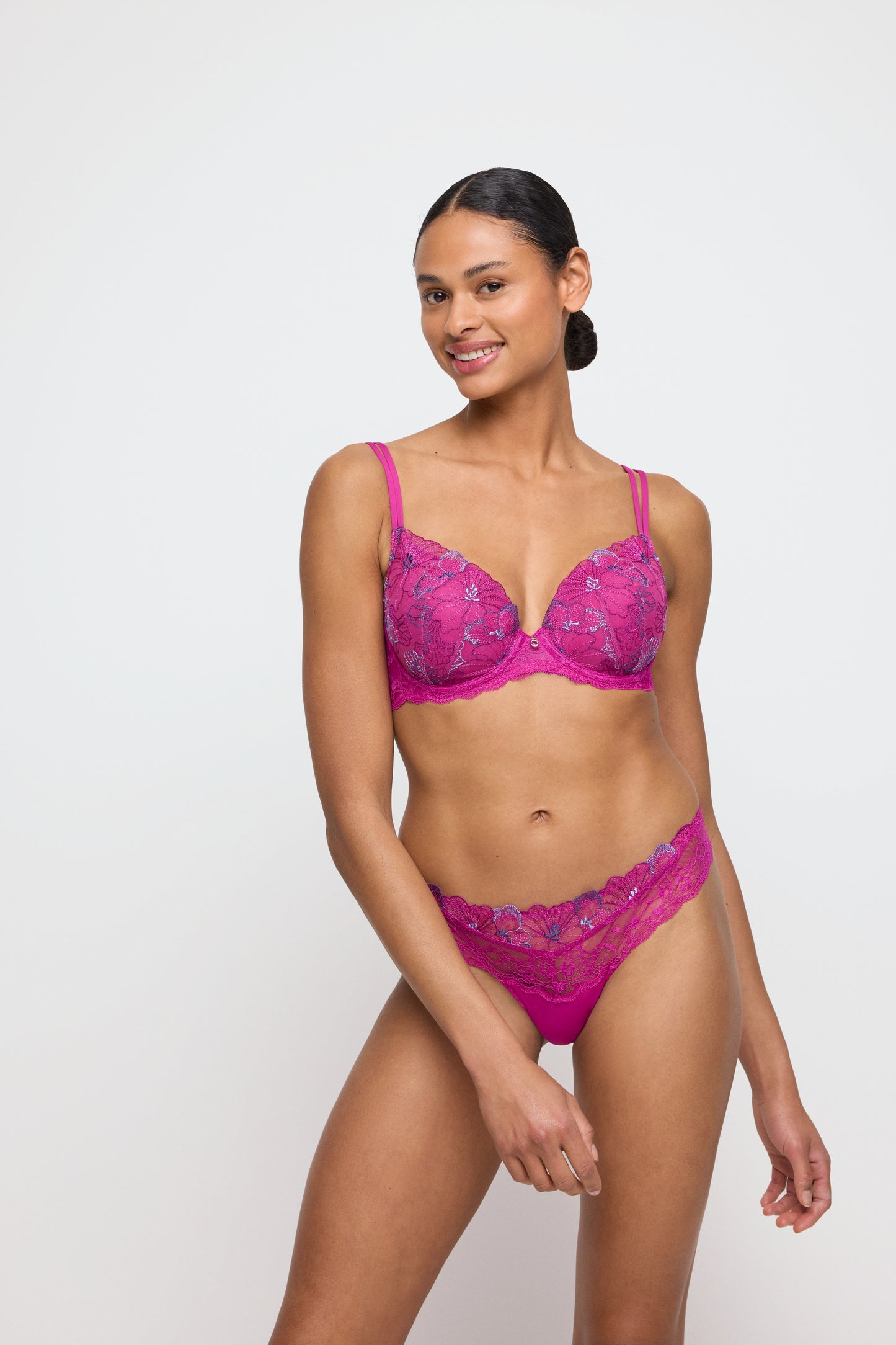 Marie Jo Noemy string Fuchsia Fiesta