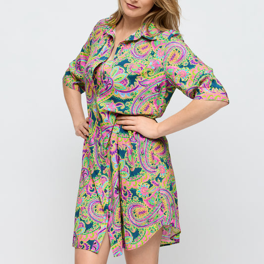Marie Jo Swim Jolise badmode kort jurkje Tropical Paisley
