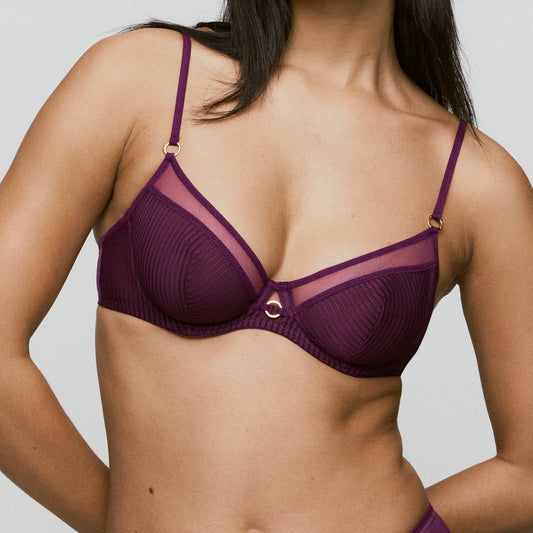 Sarda Radia volle cup bh glossy purple
