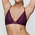 Sarda Radia bralette glossy purple