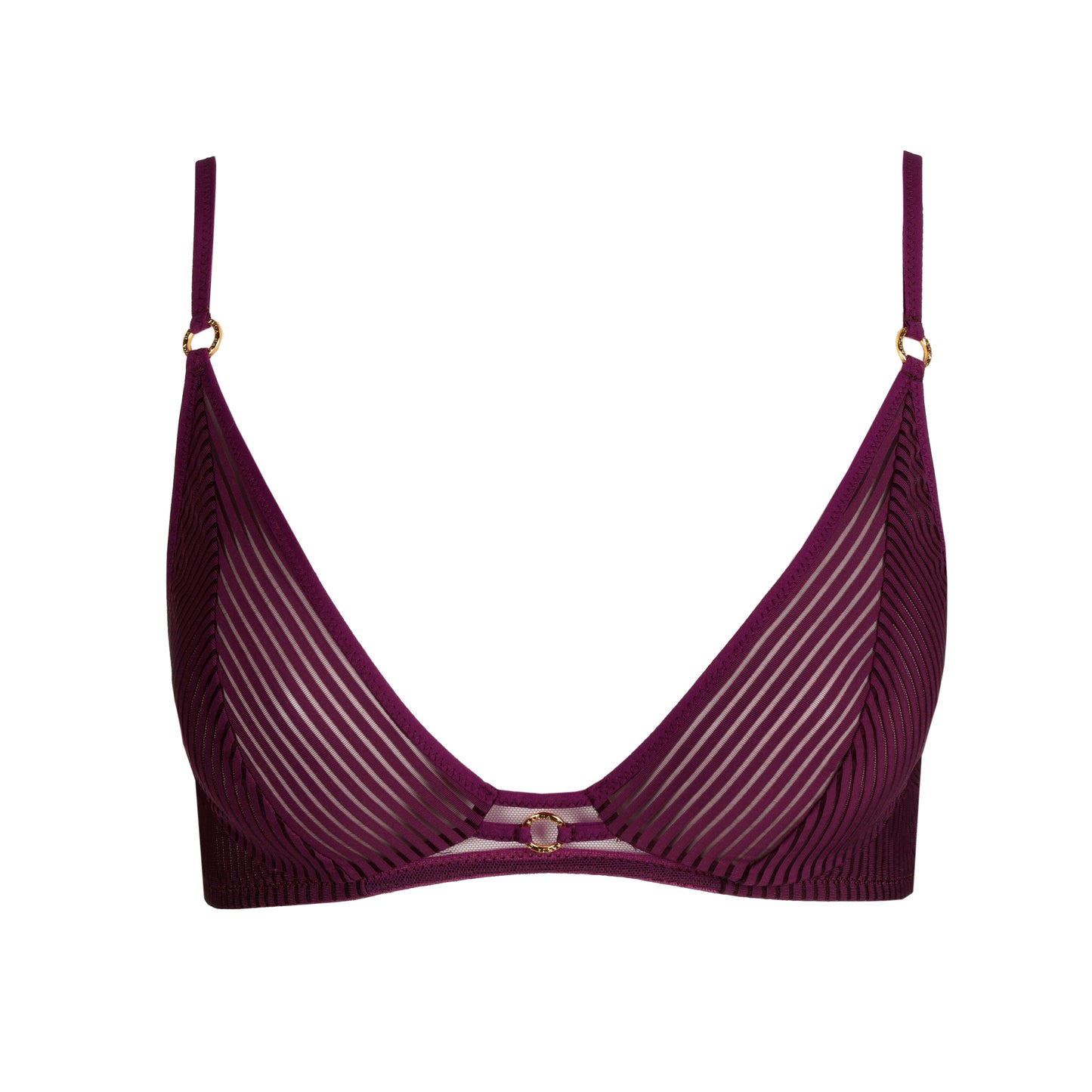 Sarda Radia bralette glossy purple