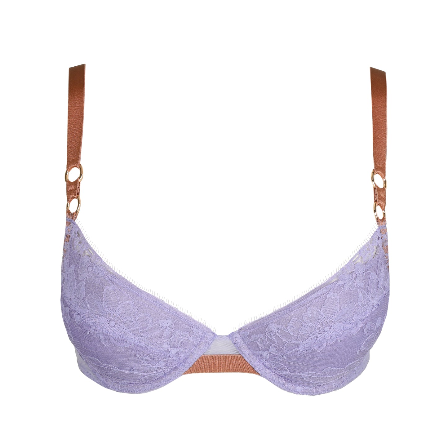 Sarda Lovelace push-up bh uitneembare pads Lovely Lavander