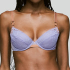Sarda Lovelace push-up bh uitneembare pads Lovely Lavander