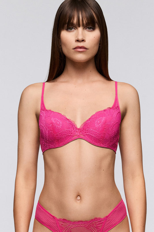 Sarda Lisa voorgevormde plunge bh Fuchsia Queen