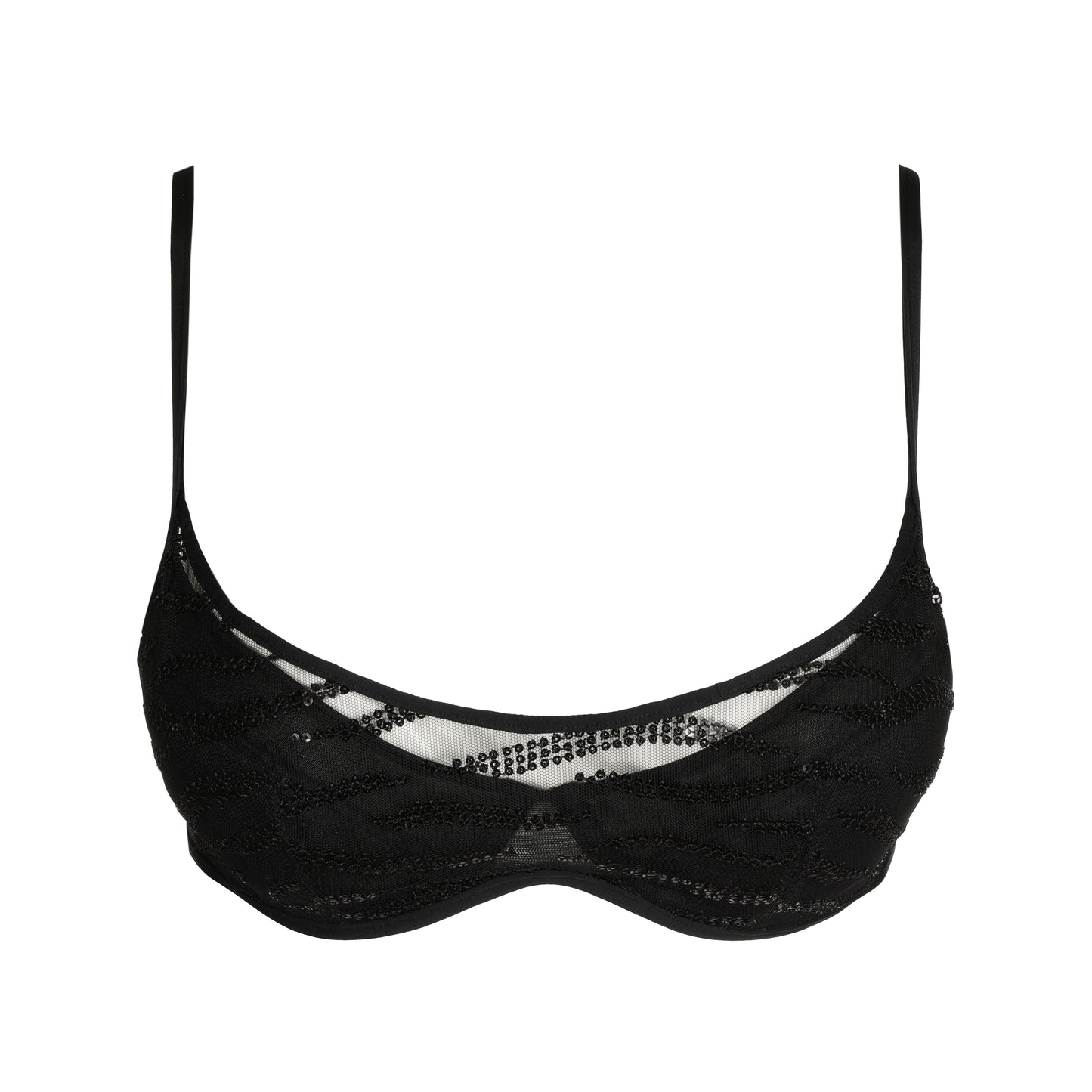 Sarda Milhon push-up bh uitneembare pads zwart