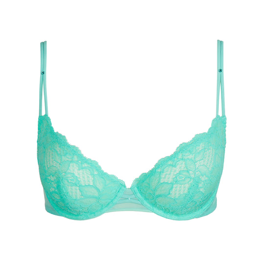 Sarda Amelia plunge bh ocean green