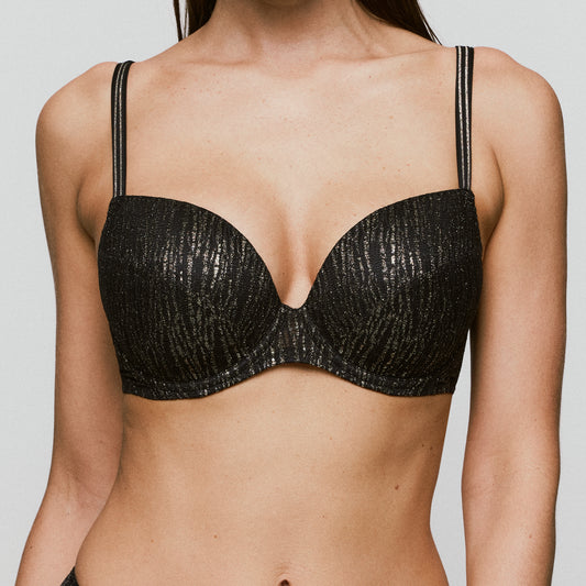 Sarda Tabei voorgevormde plunge bh zwart