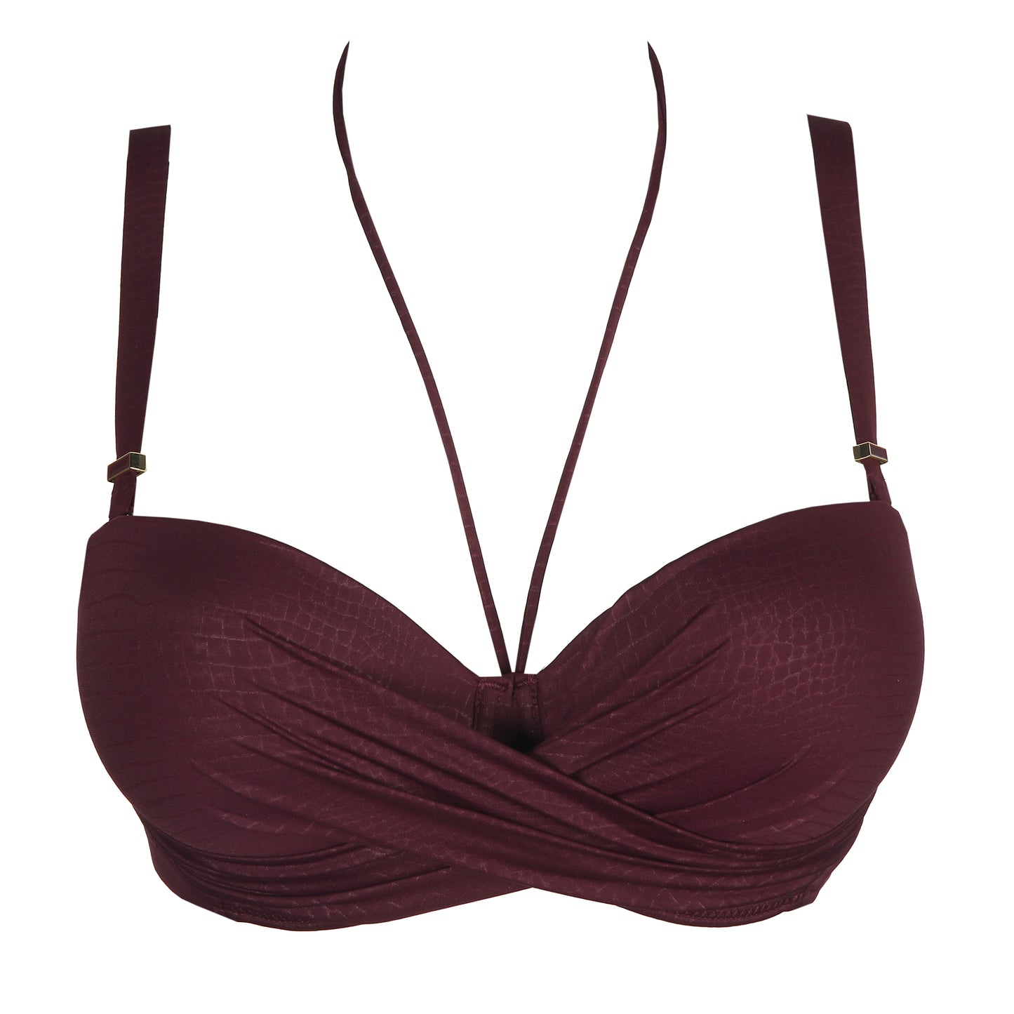 Primadonna Swim Dalyan voorgevormde bikini strapless Wine