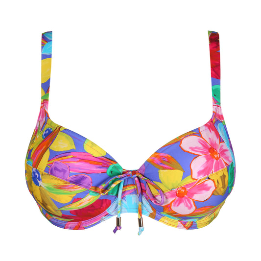 Primadonna Swim Sazan volle cup bikinitop blue bloom