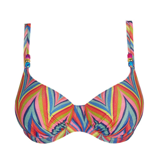 Primadonna Swim Kea volle cup bikinitop rainbow paradise