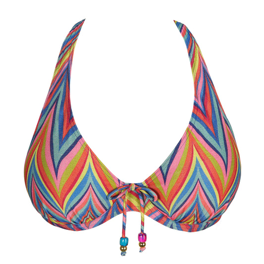 Primadonna Swim Kea plunge bikini halve mousse cup rainbow paradise
