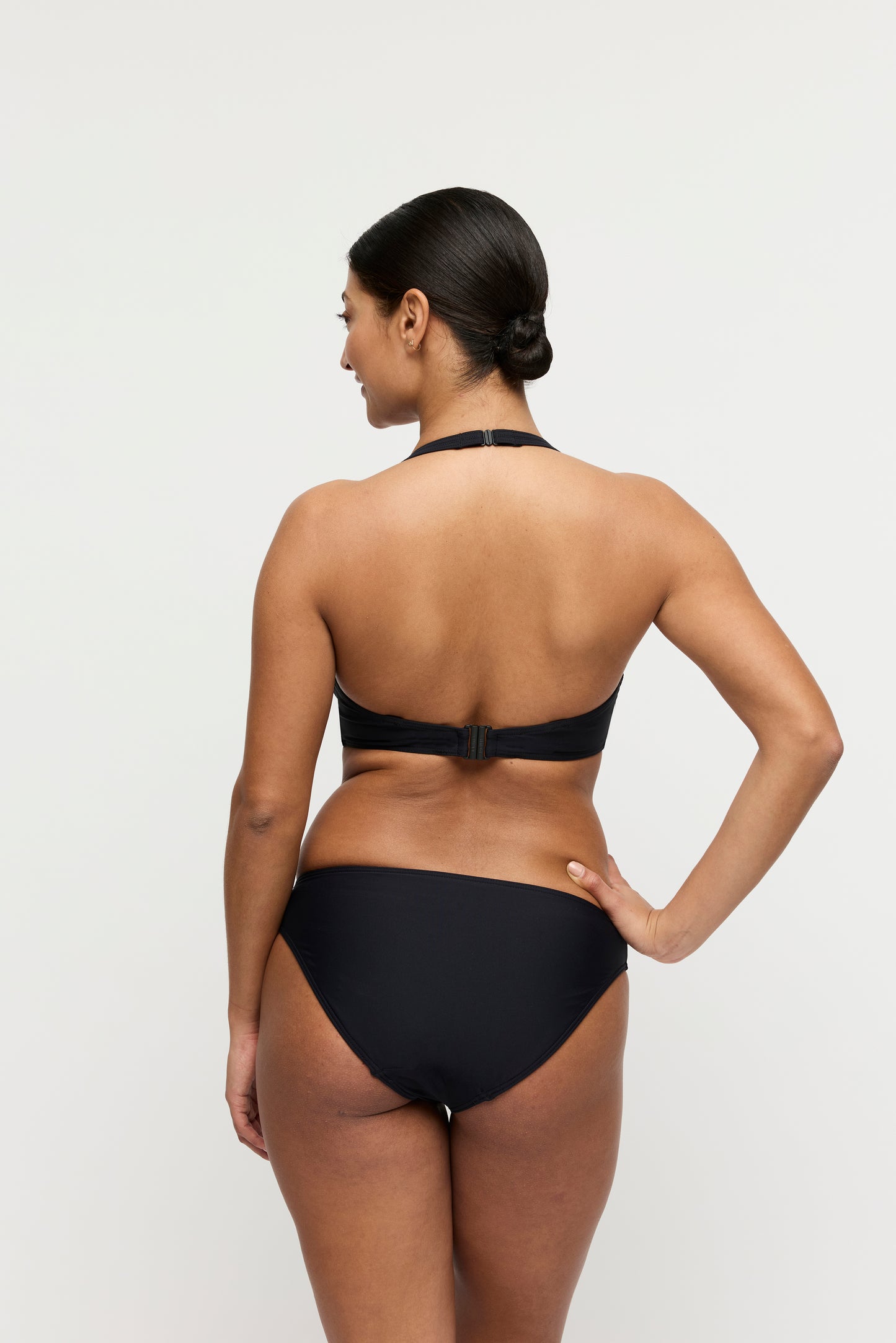 Primadonna Swim Uvita voorgevormde plunge bikinitop zwart