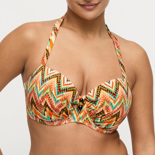Primadonna Swim Tubou voorgevormde balconette bikini Ikat Summer