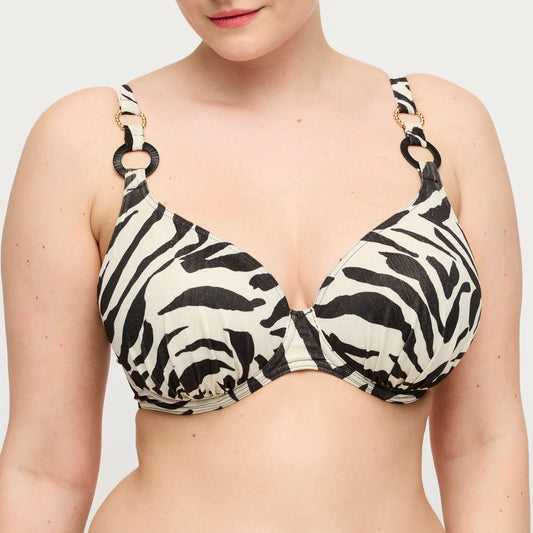 Primadonna Swim Dalice plunge bikini halve mousse cup Sauvage Shine