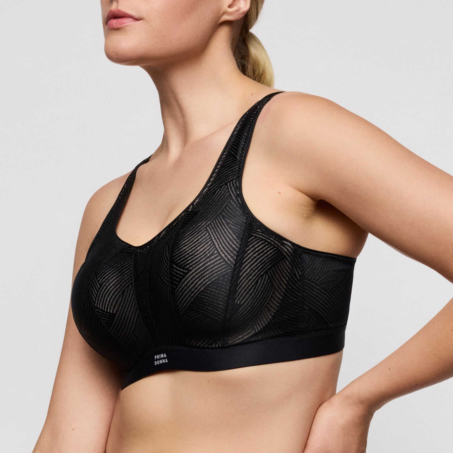 Primadonna Sport The game voorgevormde sport BH zwart