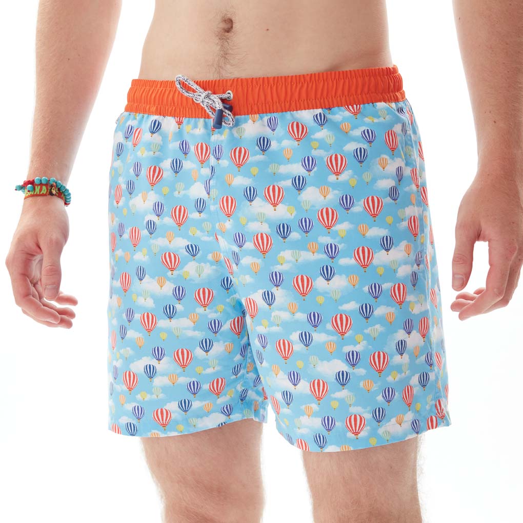 McAlson zwemshort Air balloons turquoise