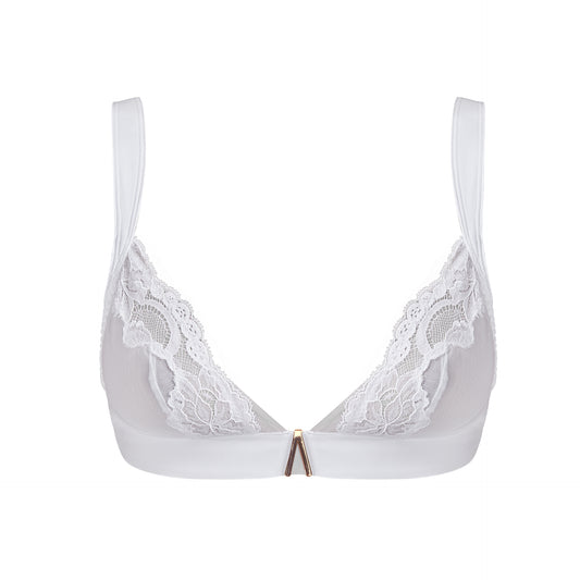 Andres Sarda Dion volle cup bh zonder beugels wit
