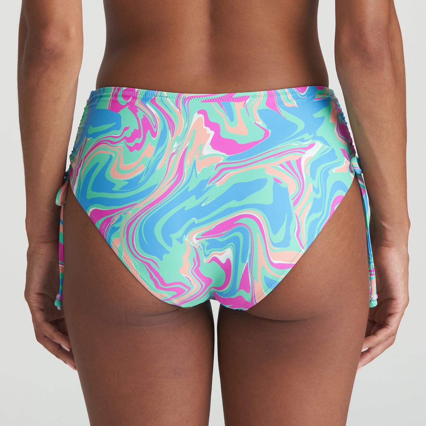 Marie Jo Swim Arubani bikini tailleslip met koordjes Ocean Swirl