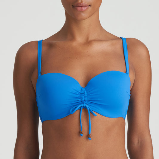Marie Jo Swim Flidais voorgevormde bikini strapless mistral blauw