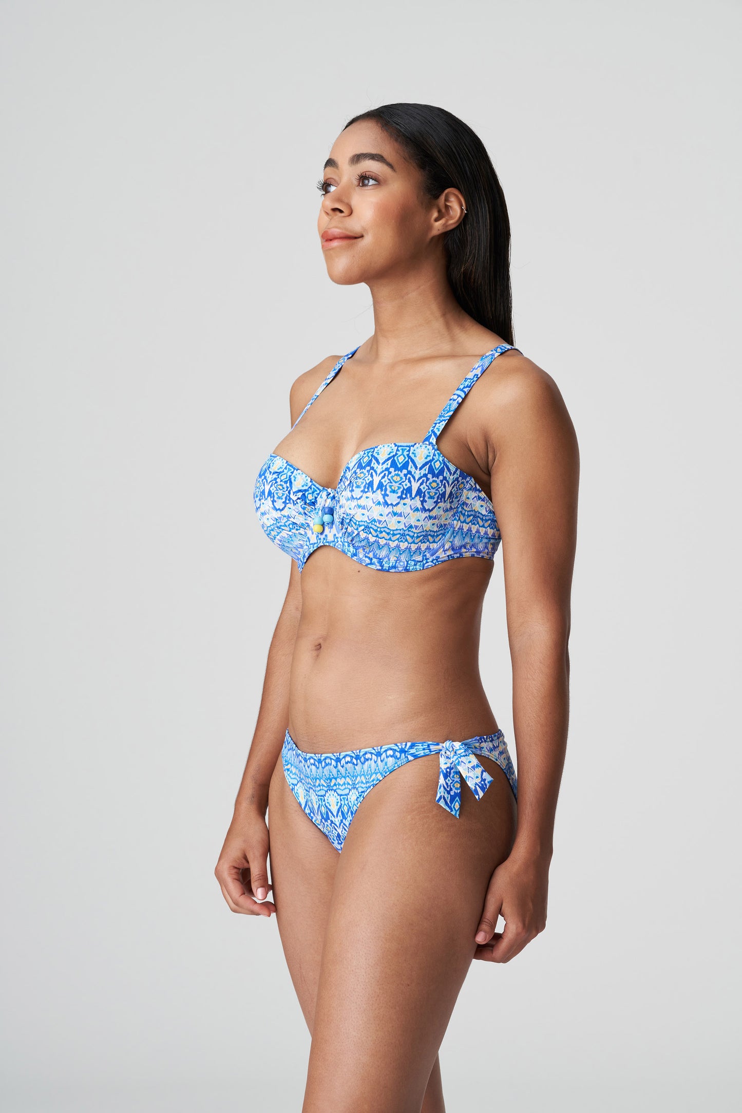 PrimaDonna Swim Bonifacio bikini heupslip met koordjes electric blue