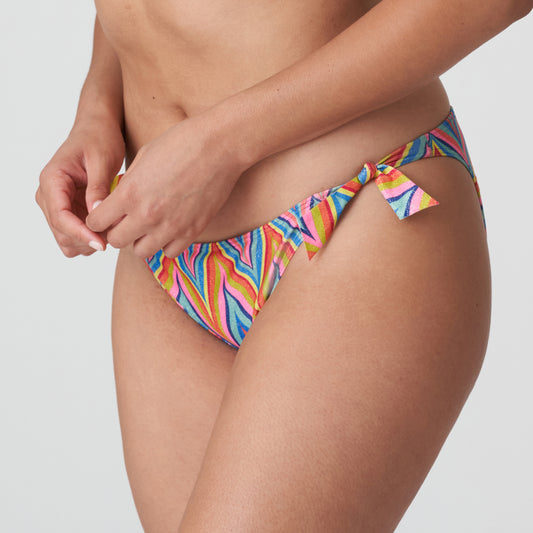PrimaDonna Swim Kea bikini heupslip met koordjes rainbow paradise