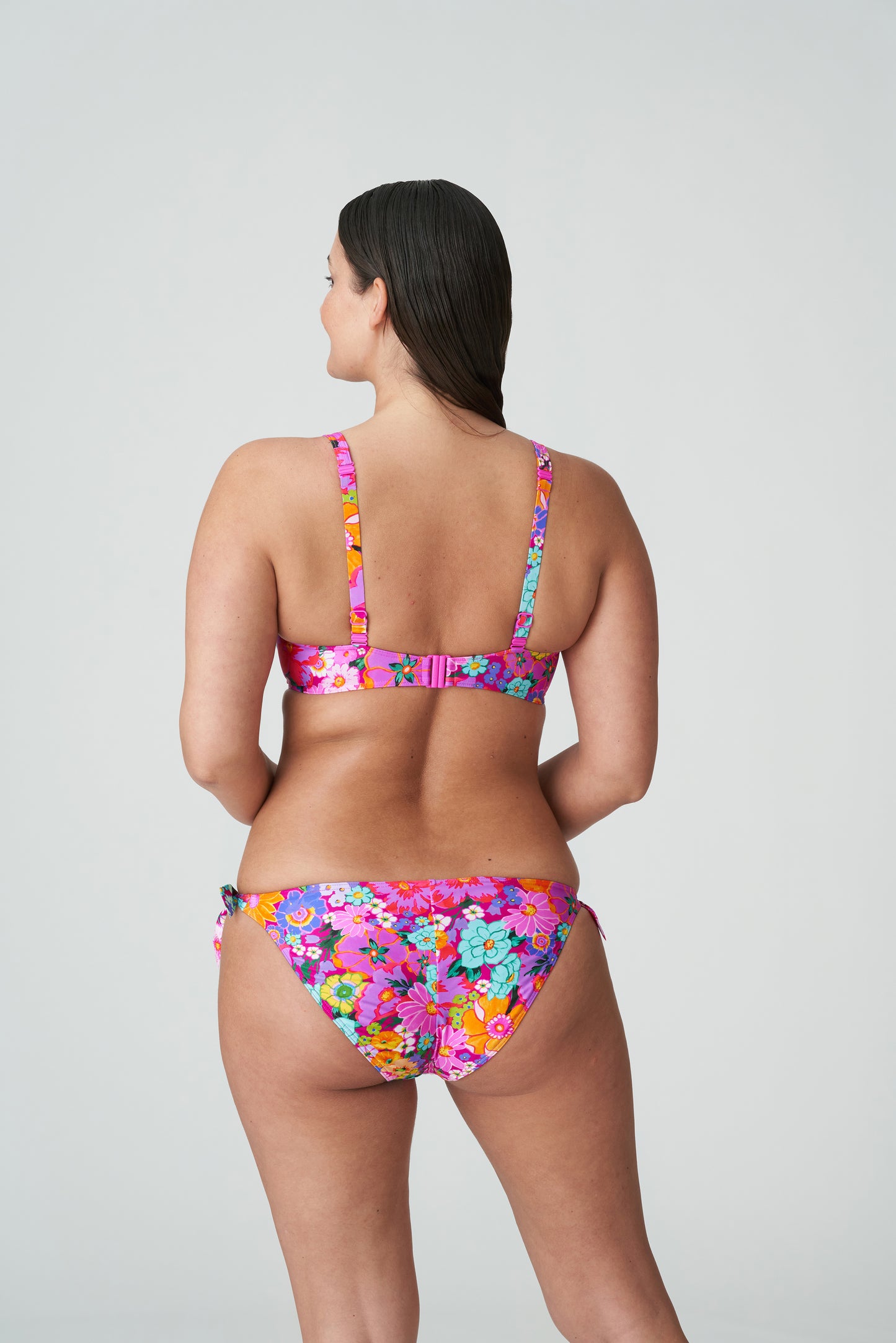 PrimaDonna Swim Najac bikini heupslip met koordjes Floral Explosion