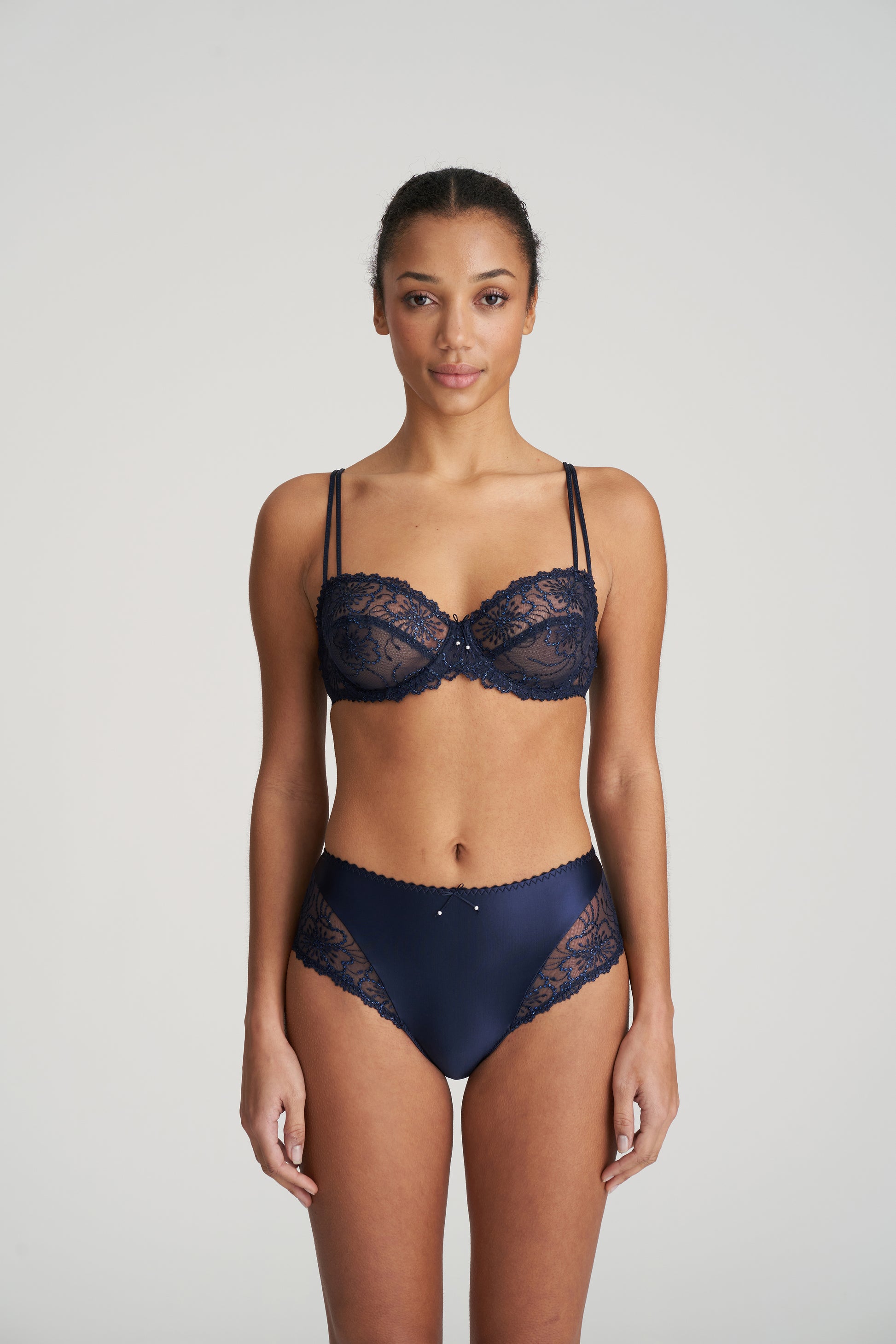 Marie Jo Jane balconette bh horizontale naad velvet blue