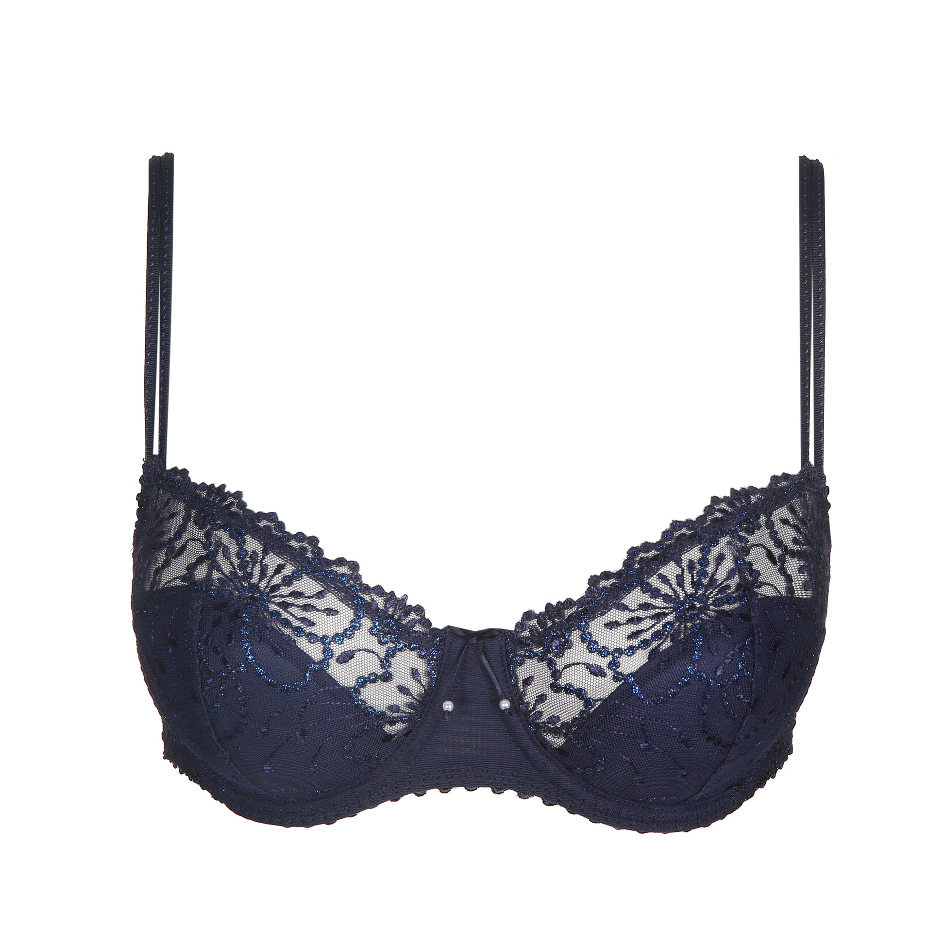 Marie Jo Jane balconette halve mousse cups velvet blue