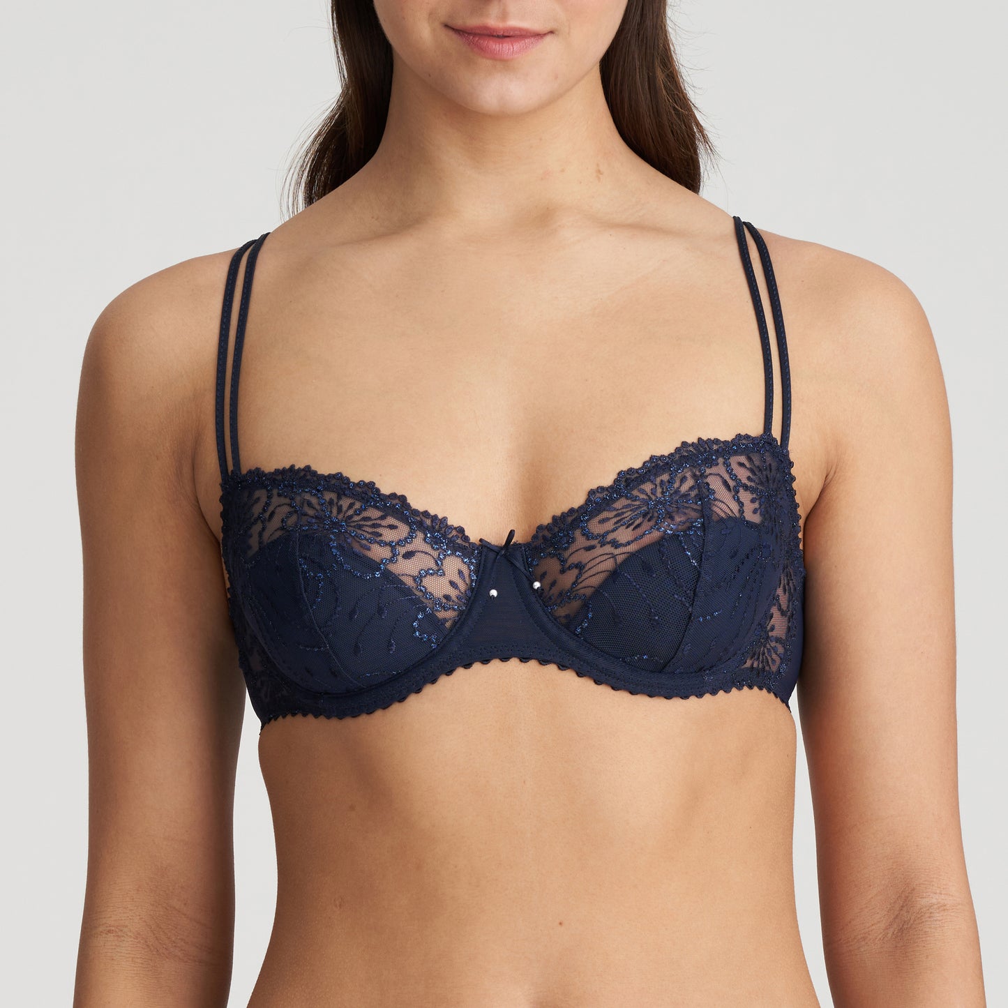 Marie Jo Jane balconette halve mousse cups velvet blue