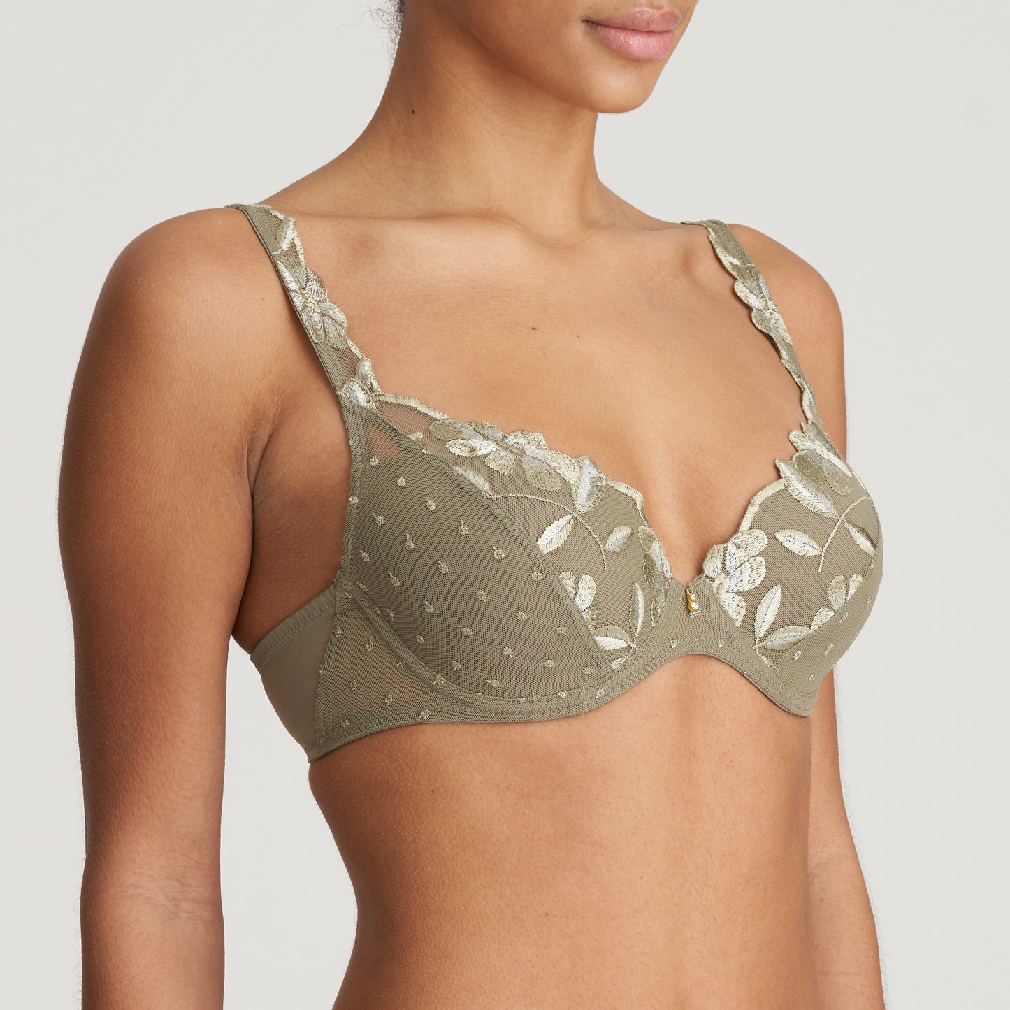 Marie Jo Agnes voorgevormde plunge bh golden olive