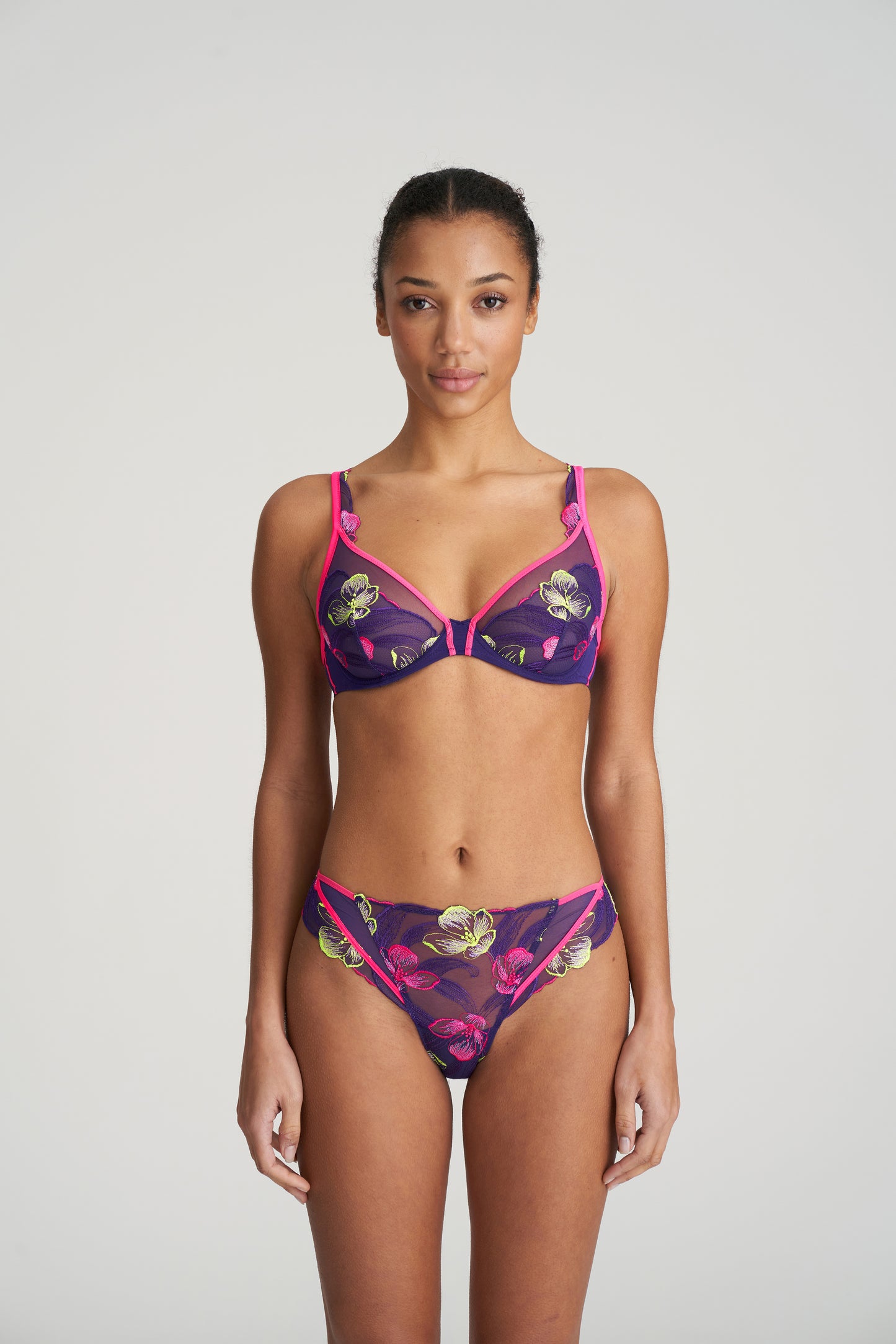 Marie Jo Georgia plunge bh majestic purple