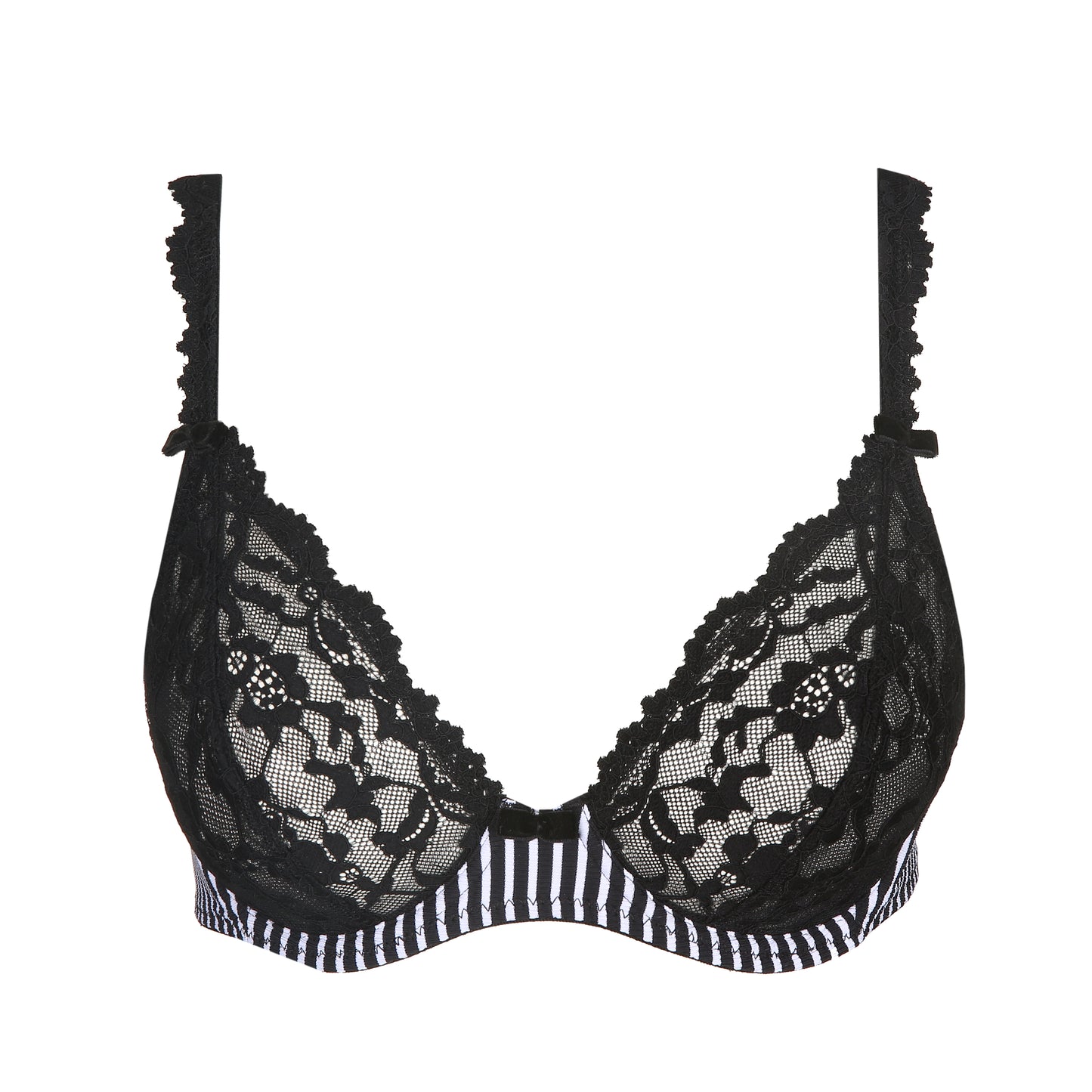 Marie Jo Sydny plunge bh tuxedo black