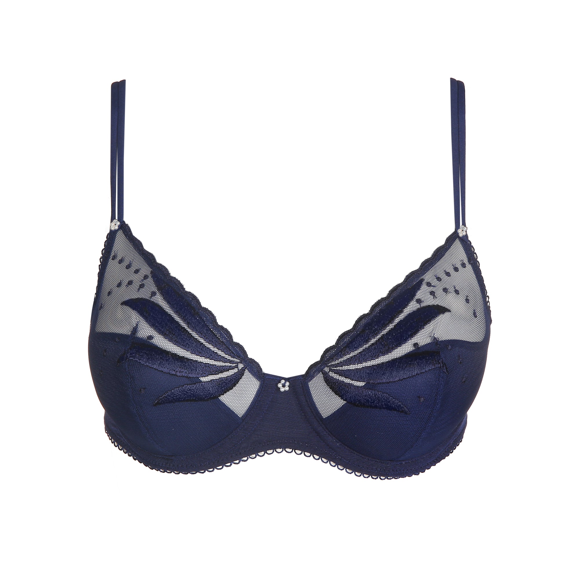 Marie Jo Etoile plunge bh halve mousse cups saffier blauw