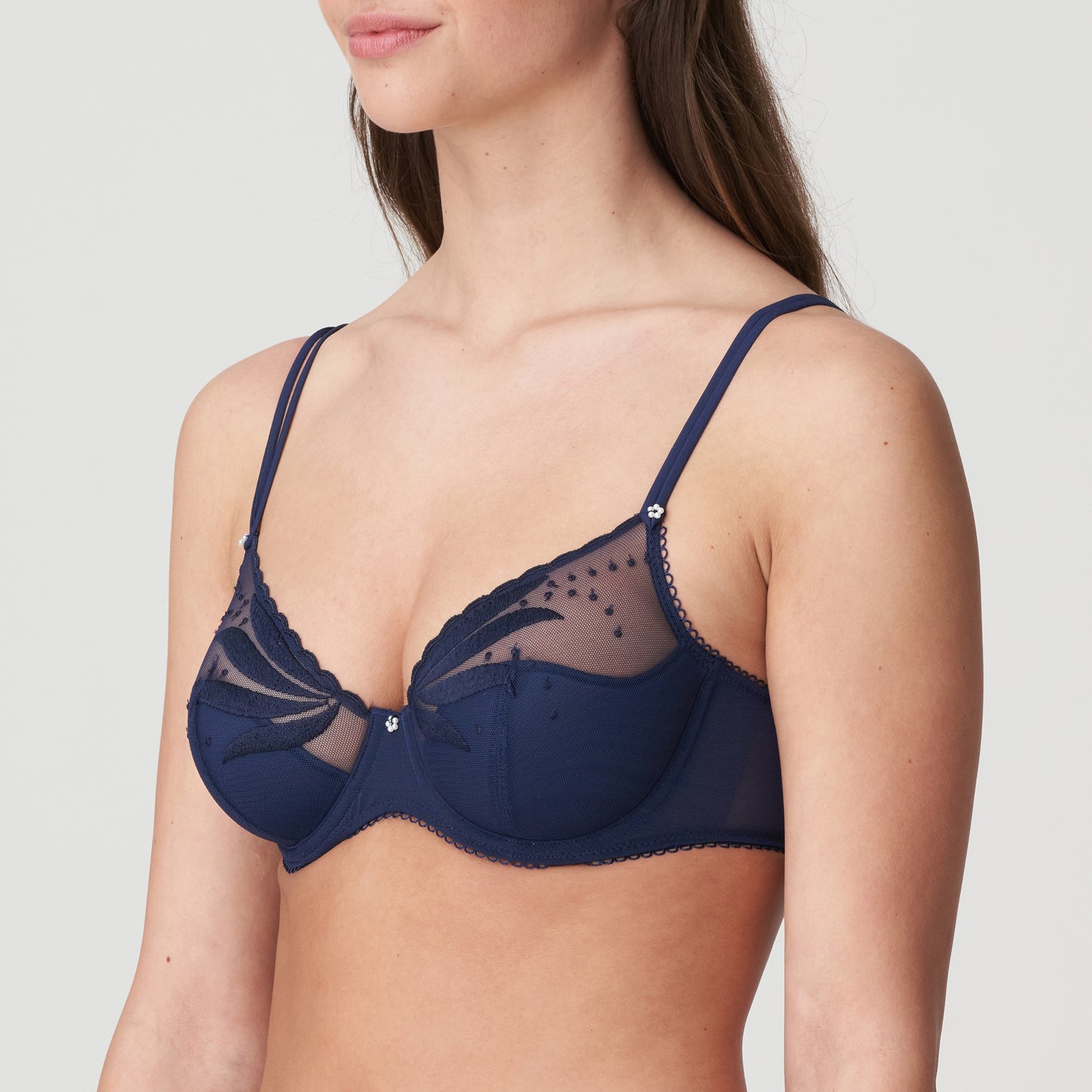 Marie Jo Etoile plunge bh halve mousse cups saffier blauw